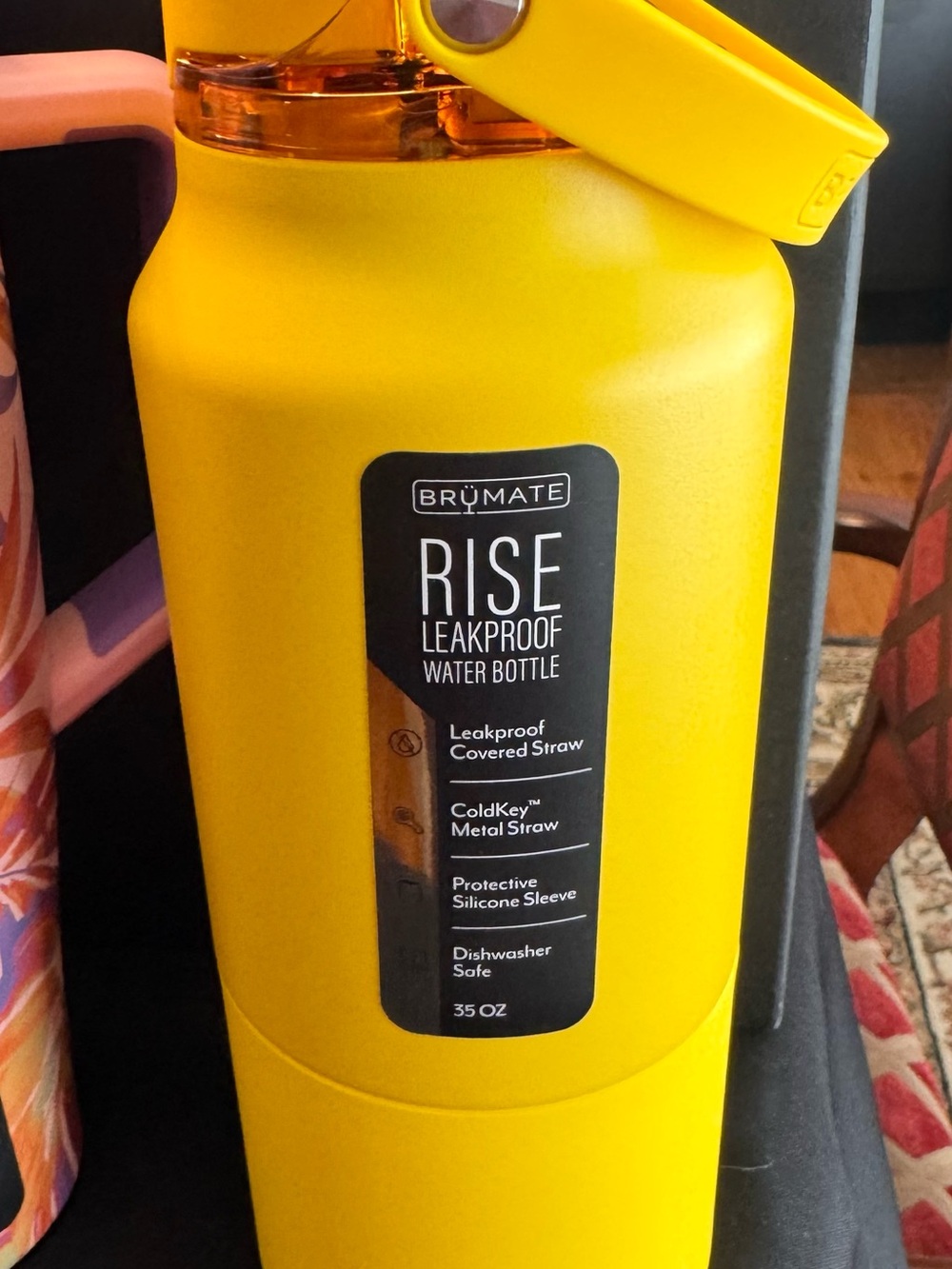 BrüMate Rise Leakproof Water Bottle - Pineapple